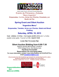 Evento de Primavera y Subasta Spring Event and Silent Auction