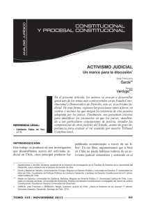activismo judicial - UDD Facultad de Derecho (Santiago)