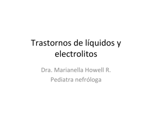 Trastornos de líquidos y electrolitos