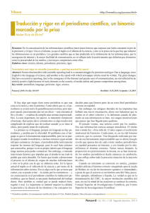 Panace@, Revista de Medicina, Lenguaje y Traducción
