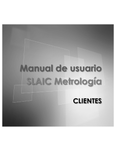 Manual de Metrología Cliente - slaic