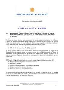 comunicaci ó nn°2013/128 - Banco Central del Uruguay