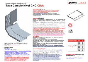 Tapa Cambio Nivel CNC Click