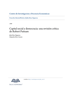 Capital social y democracia: una revisión crítica de Robert Putnam