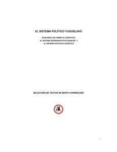 El sistema político yugoslavo