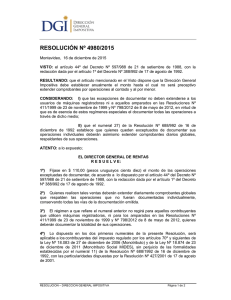 resolución nº 4980/2015