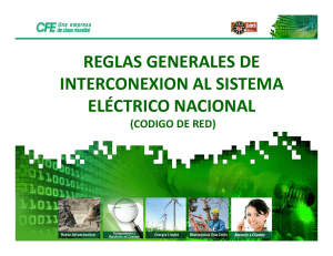reglas generales de interconexion al sistema eléctrico nacional