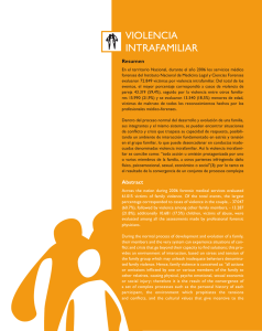 violencia intrafamiliar - Instituto Nacional de Medicina Legal y