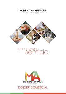 dossier comercial - Momento Andaluz Catering