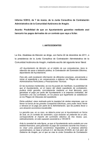 Informe 5/2012 - Gobierno de Aragón