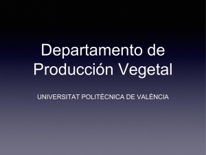 Dpto. de Producción Vegetal - Cluster AGRI