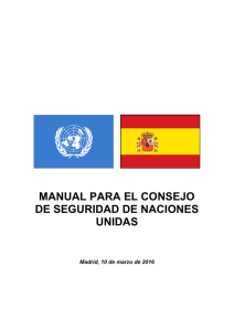 manual para el consejo de seguridad de naciones unidas