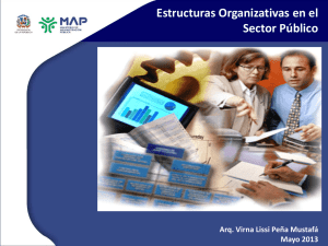 Estructuras Organizativas en el Sector Público