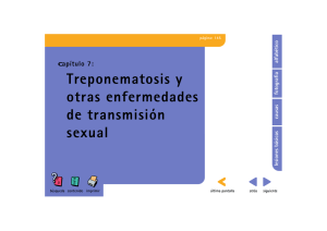 Treponematosis y otras enfermedades de transmisión sexual