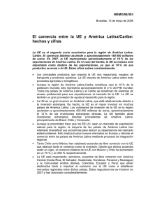 El comercio entre la UE y América Latina/Caribe: hechos y