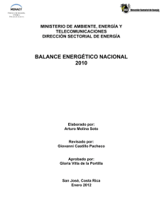 balance energético nacional 2010