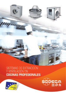 sistemas de extracción y ventilación en cocinas