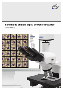 Sistema de análisis digital de frotis sanguineo