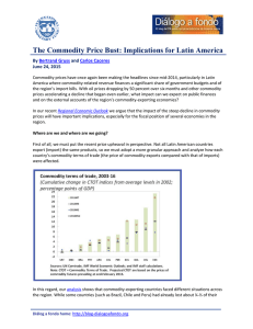 The Commodity Price Bust: Implications for Latin America