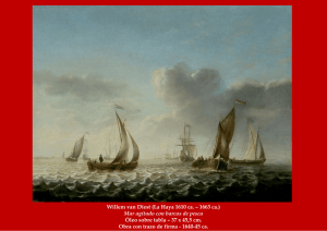 Willem van Diest (La Haya 1610 ca. – 1663 ca.) Mar agitado con