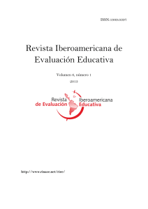 Revista Iberoamericana de Evaluación Educativa