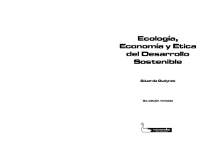 Ecologia, Economia y Etica del Desarrollo