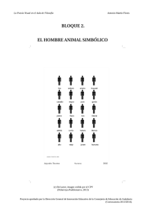BLOQUE 2. EL HOMBRE ANIMAL SIMBÓLICO