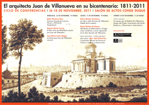 El arquitecto Juan de Villanueva en su bicentenario: 1811-2011