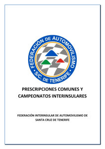 Prescripciones Comunes y Campeonatos FIASCT 2016