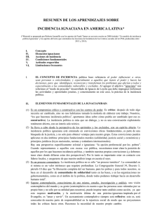 Incidencia Ignaciana en América Latina