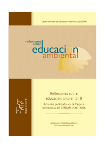 Reflexiones sobre educación ambiental II