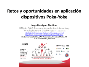 Retos y oportunidades en la aplicación de dispositivos Poka