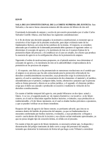 819-99 SALA DE LO CONSTITUCIONAL DE LA CORTE SUPREMA