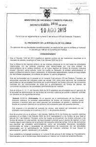 decreto 1602 del 10 de agosto de 2015