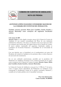 Antonio López elegido Consejero Mayor de la Cámara de Cuentas