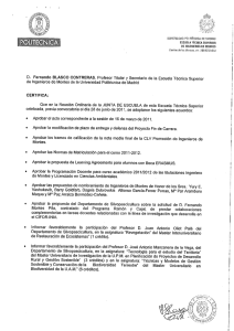 D. Fernando BLASCO CONTRERAS, Profesor Titular y Secretario