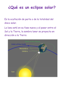 ¿Qué es un eclipse solar? - I.E.S. Ezequiel González