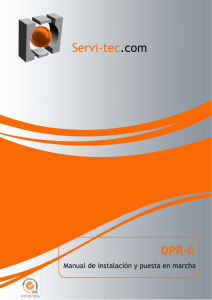 Manual de instalación DPR-B - Servi-Tec