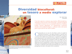 32 Diversidad biocultural: un tesoro a medio explorar