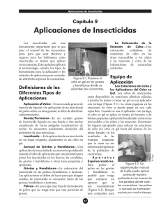 Aplicaciones de Insecticidas