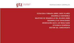 Proposiciones centrales / GTZ-Kernbotschaften