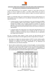 Declaración IRPF 2014 - Comunidad de Regantes del Guadalcacín