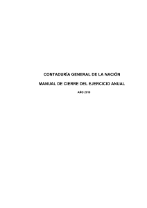 Descarga Manual de Cierre - Ministerio de Hacienda y Finanzas