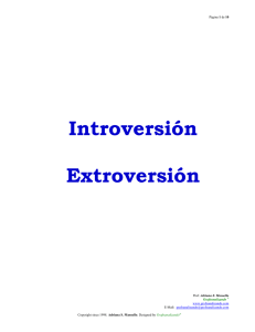 Introversión y Extroversión