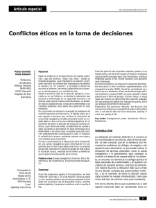 Conflictos éticos en la toma de decisiones