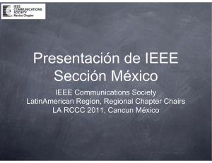 Presentación de IEEE Sección México