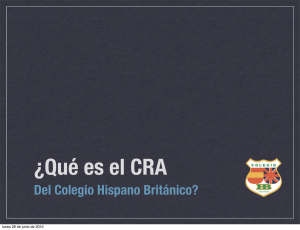 CRA - Colegio Hispano Británico