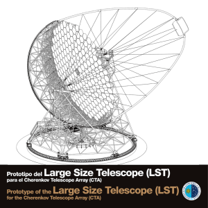 Prototipo del Large Size Telescope (LST) Prototype of the Large