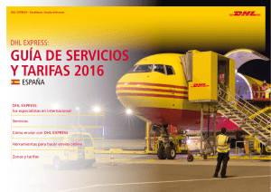 guía de servicios y tarifas 2016