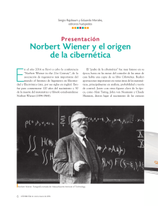 Norbert Wiener y el origen de la cibernética